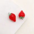 Red Strawberry and Heart Glossy Charms with 11 Listed Options view 9