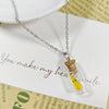 Bright Yellow Necklace