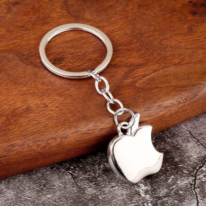 Apple Shape Metal Keychain for Business Gift and Promotional Charm