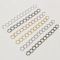 Short Metal Extension Chains in Seven Finishes and Two Link Sizes view 7