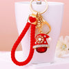 Red-Braided Snowflake-Hat