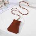 Leather Glasses Clip Key Pouch Necklace Cord 4 Styles view 4