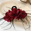 Red Feather Flowers