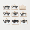 Small Enamel Piano Charms in Seven Color Styles for Jewelry view 3