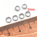 Double Hole Metal Connector Rings in Two Sizes and Three Finishes view 8