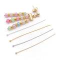 Metallic Head Pin Jewelry Findings with 4 Listed Options view 2