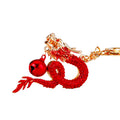 Jeweled Spirit Dragon Keychains with Fortune Loops and Loop Only Options view 5