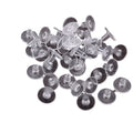 Clear Soft Plastic Disc Earring Backs for Stud Posts, 10 x 6mm view 5