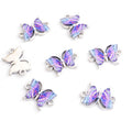 Enamel-Look And Printed Silver Gold Butterfly Alloy Pendant Components in 20 Styles view 6