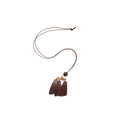 Brown Wood Look Pendant Necklaces In Three Shapes Jewelry Design view 5