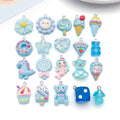 Blue Bear and Heart Glossy Charms with 39 Listed Options view 4