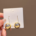 Twenty-Seven Mixed Gold Tone Stud Hoop and Dangle Earrings view 2
