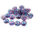 Glitter Round Resin Cabochons in 8mm 10mm and 12mm Options view 6