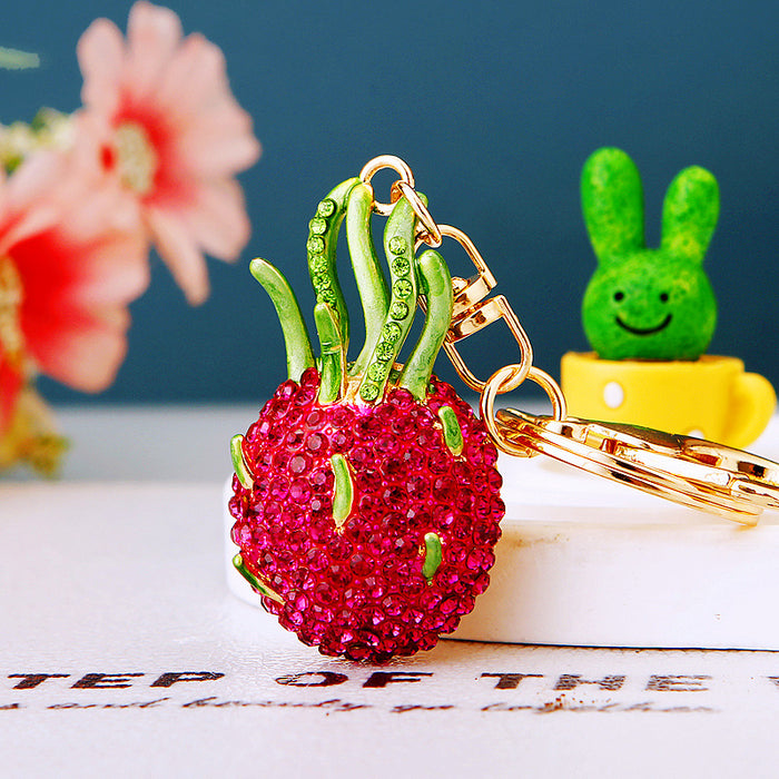 Crystal Fruit Keychain Collection in Six Designs and Assorted Option