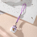 Lucky Cat Bell Phone Charms Alloy Maneki-Neko Multicolor Cord Straps 12 Styles view 4