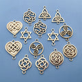 Alloy Metallic Chinese Knot and Celtic Knot Metal Charms with 10 Listed Options view 3