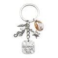 Starfish, Conch and Shell Charm Keychains in 16 Pictured Variations for Bags and Keys view 6