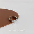 Silver-Tone Open Adjustable Zirconia Accent Band Rings view 6