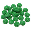 Textured Glitter Round Resin Cabochons in Assorted Colors view 4