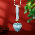 Pearl Band Crystal Heart Keychains in Eleven Colors plus Assorted view 9