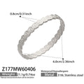 Patterned Hinged Bangle Collection in Gold and Silver Tone Styles view 6