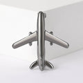 Polished Airplane Brooch in Four Metal Finishes Decorative Lapel Pin view 7