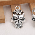 Star Forehead Skull Metal Charm in 2 Decorative Finishes view 3