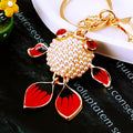 Pearl Accent Goldfish Keychains in Five Colors and Random Color Option view 6