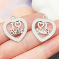 Antique Silver Flower Metal Charms with 11 Listed Options view 10