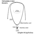Polished Teardrop Pendant Necklaces and Stud Earrings Set view 9