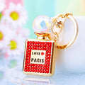 Crystal Perfume Bottle Keychains in Four Colors plus Assorted Option view 8