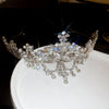 Silver Floral Tiara