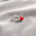 Single Crystal Look No Piercing Ear Cuffs in Seven Colors view 6