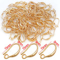Cup C Shape and Smooth U Shape Earring Hooks Jewelry Findings view 9