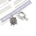 Antique Silver Turtle Metal Charms with 7 Listed Options view 7