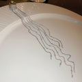 Wavy Chain Tassel Single Ear Cuff in Two Colors Fashion Jewelry view 6
