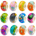 Yellow Round Bead Metal Beads for Jewelry and Craft Projects view 1