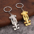 Formula Racing Car Metal Keychain, Four Color Finishes view 1