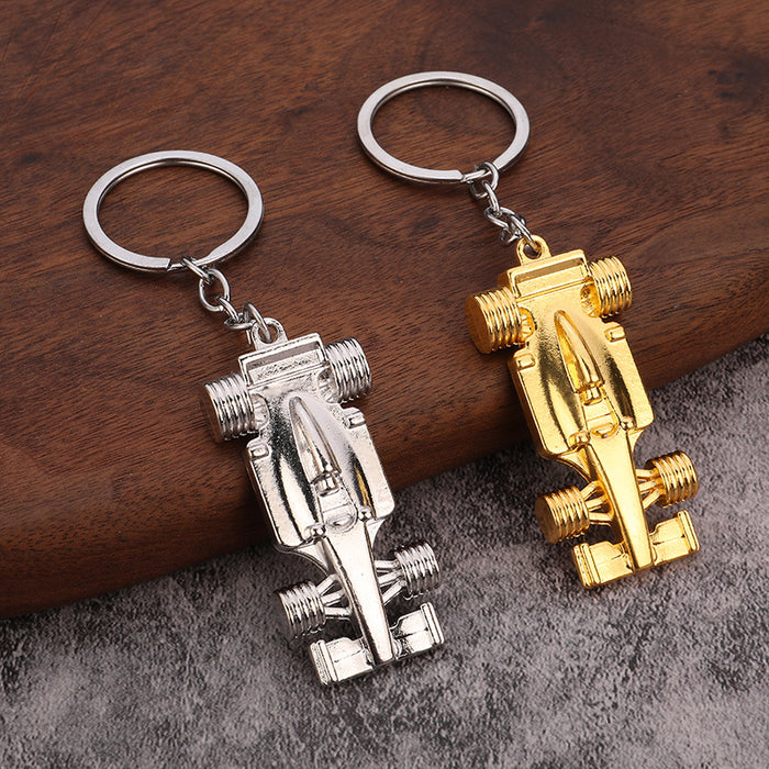F1 Race Car Zinc Alloy Keychain Promotional Gift Accessory