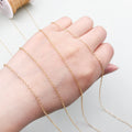 Gold-Tone Jewelry Chain Jewelry Findings with 3 Listed Options view 3
