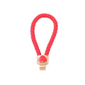 Heart Braided Cord Key Fob Gold Tone Metal Cap 7 Colors view 5