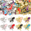 Crystal Dragonfly Enamel Charm Collection for Jewelry Making view 4