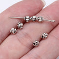 4.5x4.5x4.3mm 0.2g Multi-Color Zinc Alloy Round Small Hole Spacer Beads for DIY Bracelet Jewelry Making