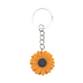 Resin Daisy Flower Keychain Silver Ring Chain Three Colors view 6