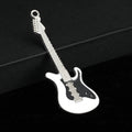 Enamel Electric Guitar Charm Pendants Silver-Tone Frame Six Colors view 7