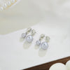 Silver Pearl Clips