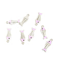 Enamel-Look Silver Gold Fish Bone Alloy Charms in 14 Styles view 7