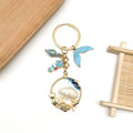 Blue Seahorse Dolphin Octopus Shell and Tail Keychains view 4