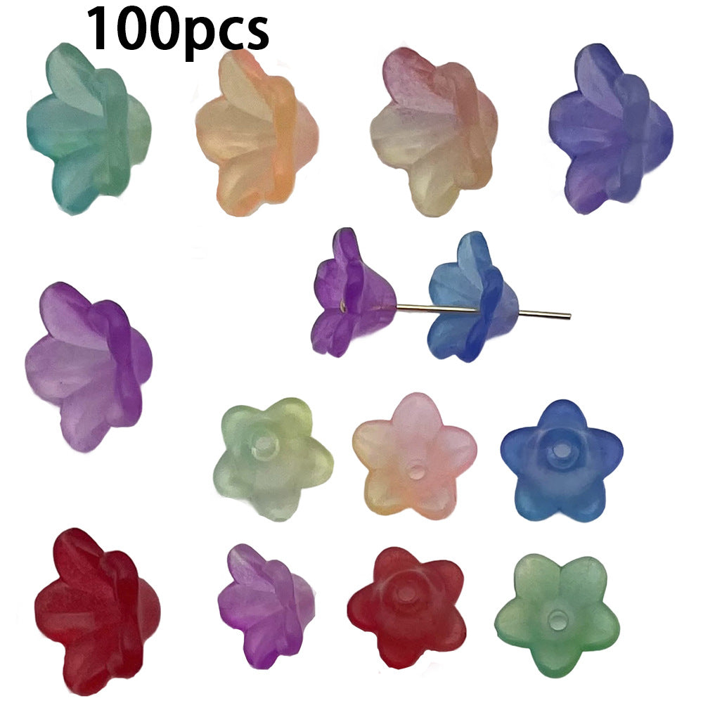Acrylic Flower Charm Pendants