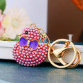 Pearl Bead Duck Keychains in Yellow Pink White Blue Purple and Assorted Colors view 10